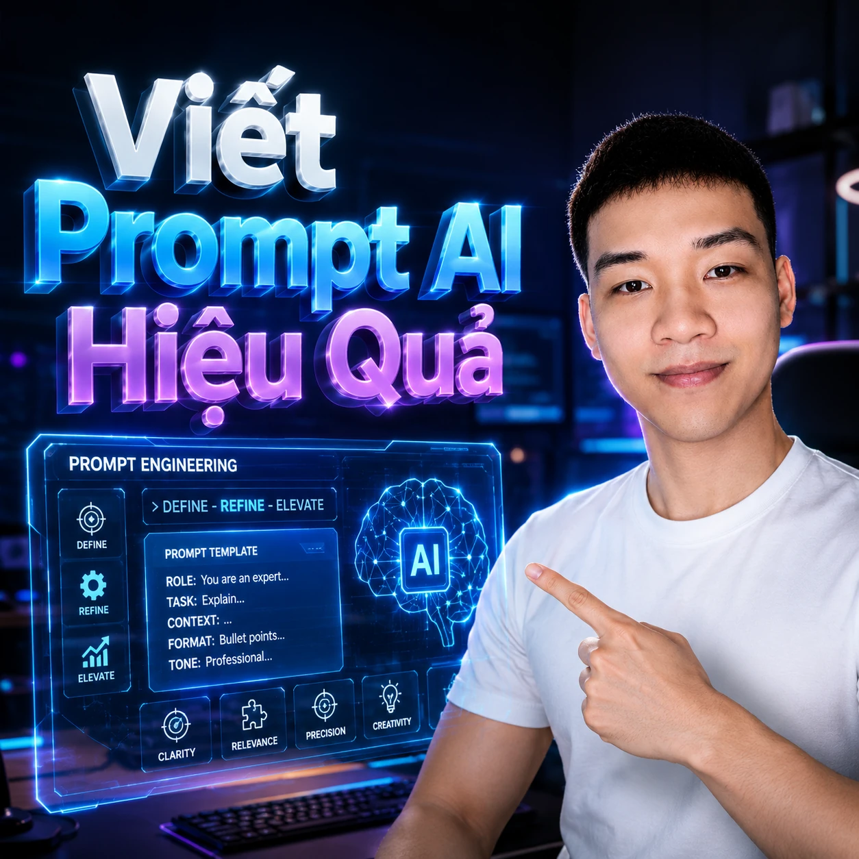 Khóa Học Viết Prompt AI Hiệu Quả