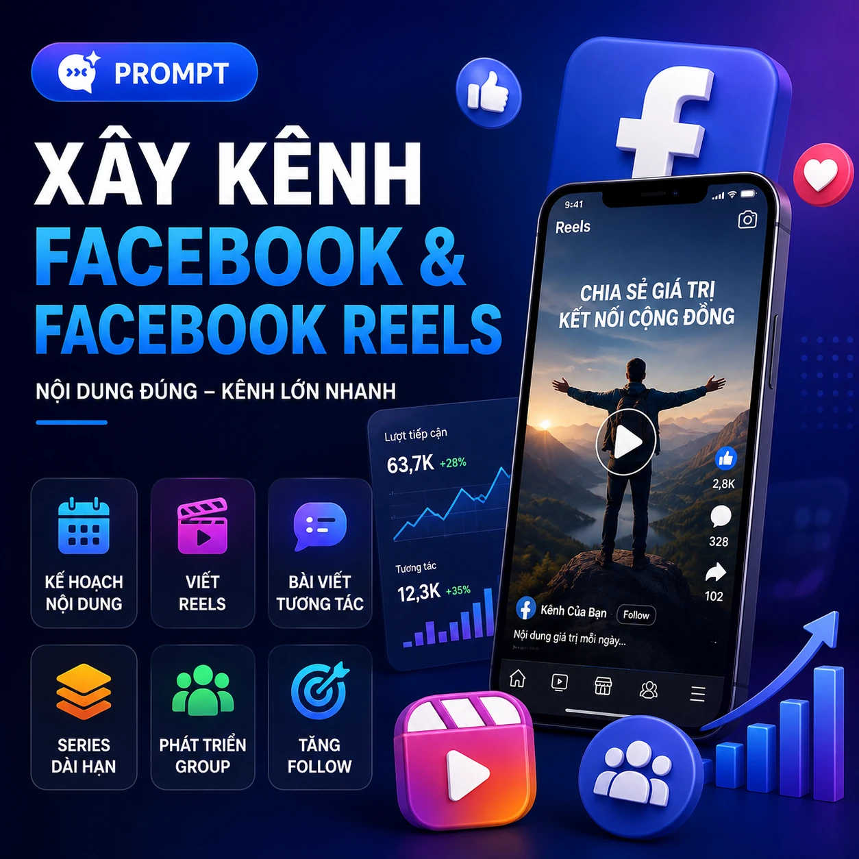 Xây Kênh Facebook & Facebook Reels