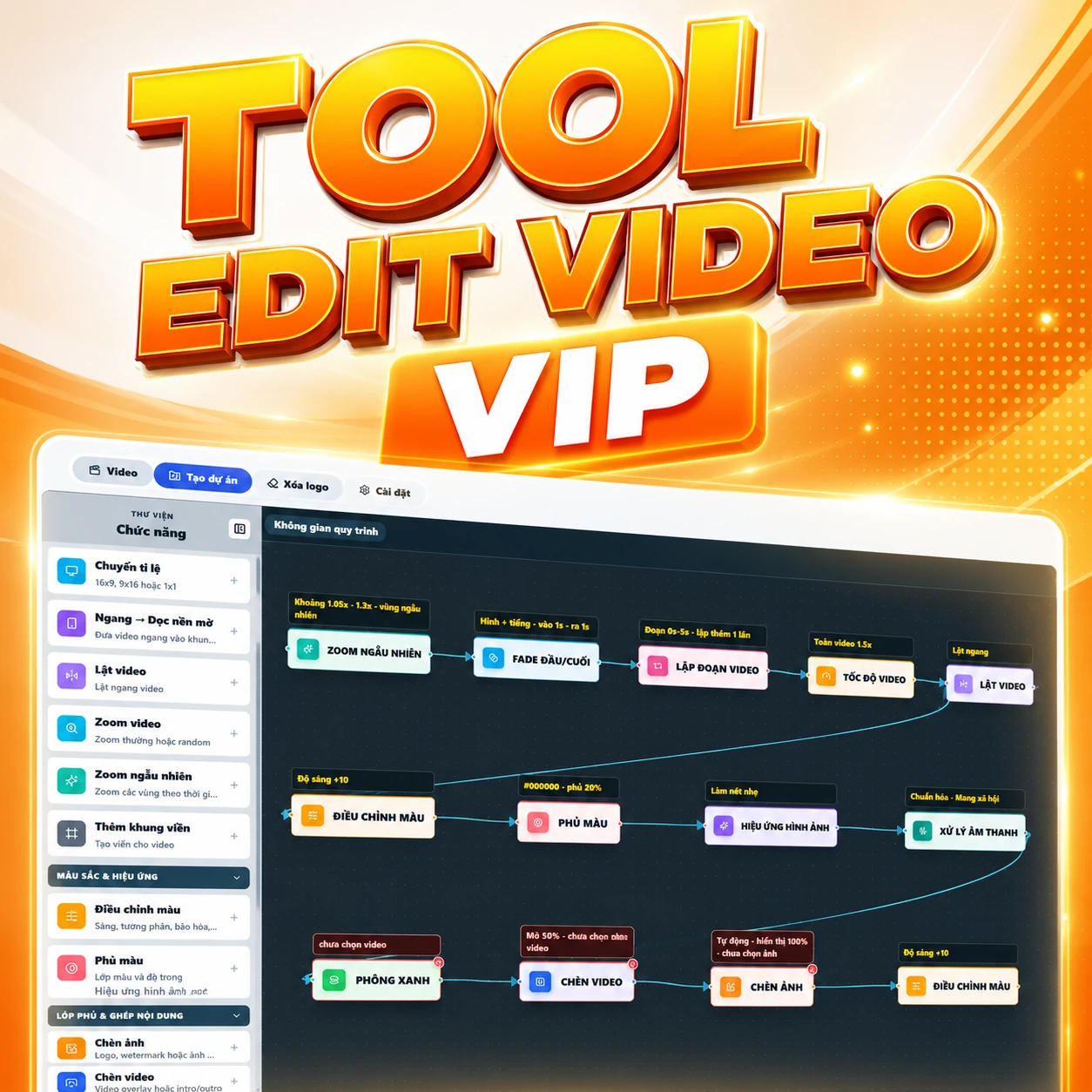 TOOL EDIT VIDEO YOUTUBE(VIP)